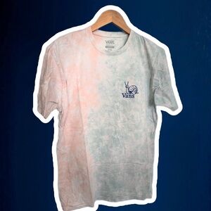 Vans mens tell a friend about Vans short sleeve tie Dye T-shirt off the wall